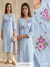 Pure Cotton Handwork Kurtis Collection